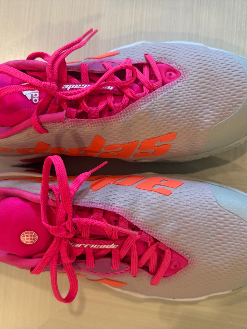 Adidas Women's Pink and Orange Running Shoes